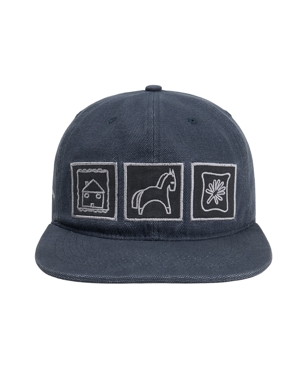 DD HORSE GALLERY CAP - 2 COLORS NAVY