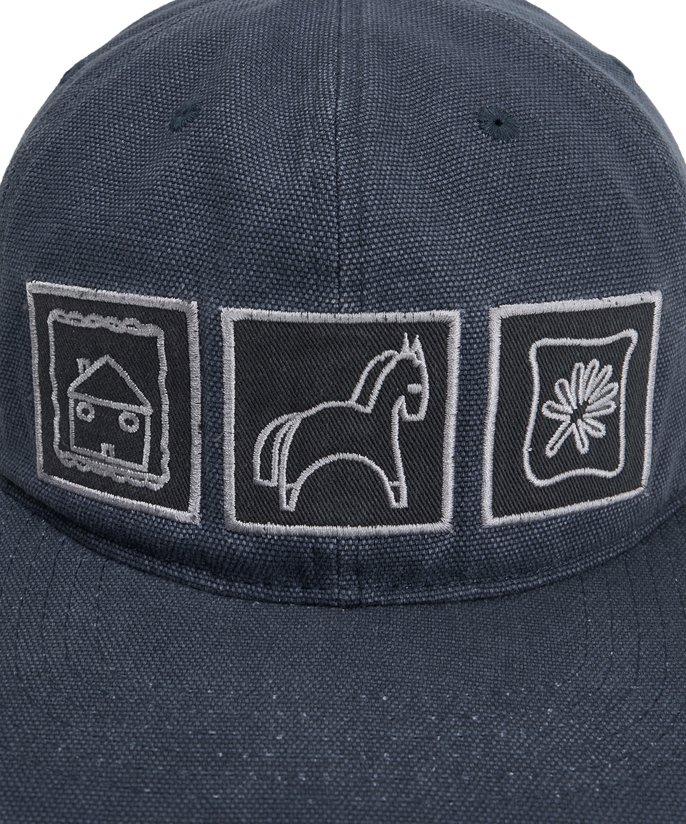 DD HORSE GALLERY CAP - 2 COLORS NAVY