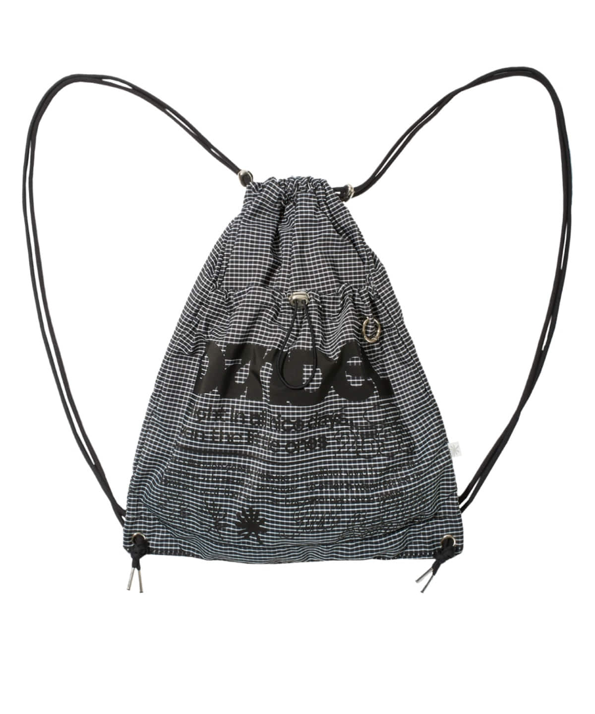 DANDEL | DD check symbol gym sack string bag