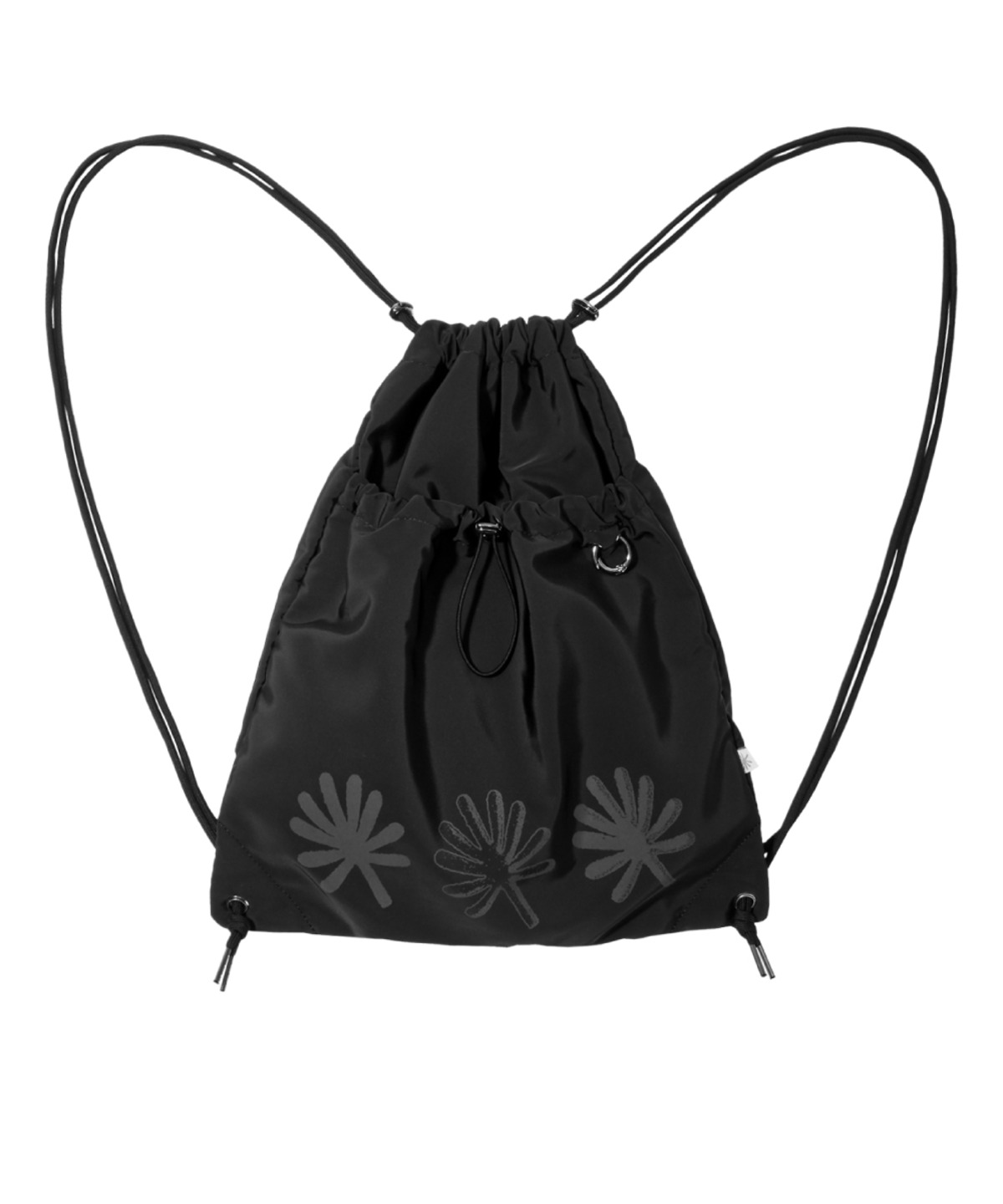 DANDEL | DD layer symbol gym sack string bag - 블랙, 실용적