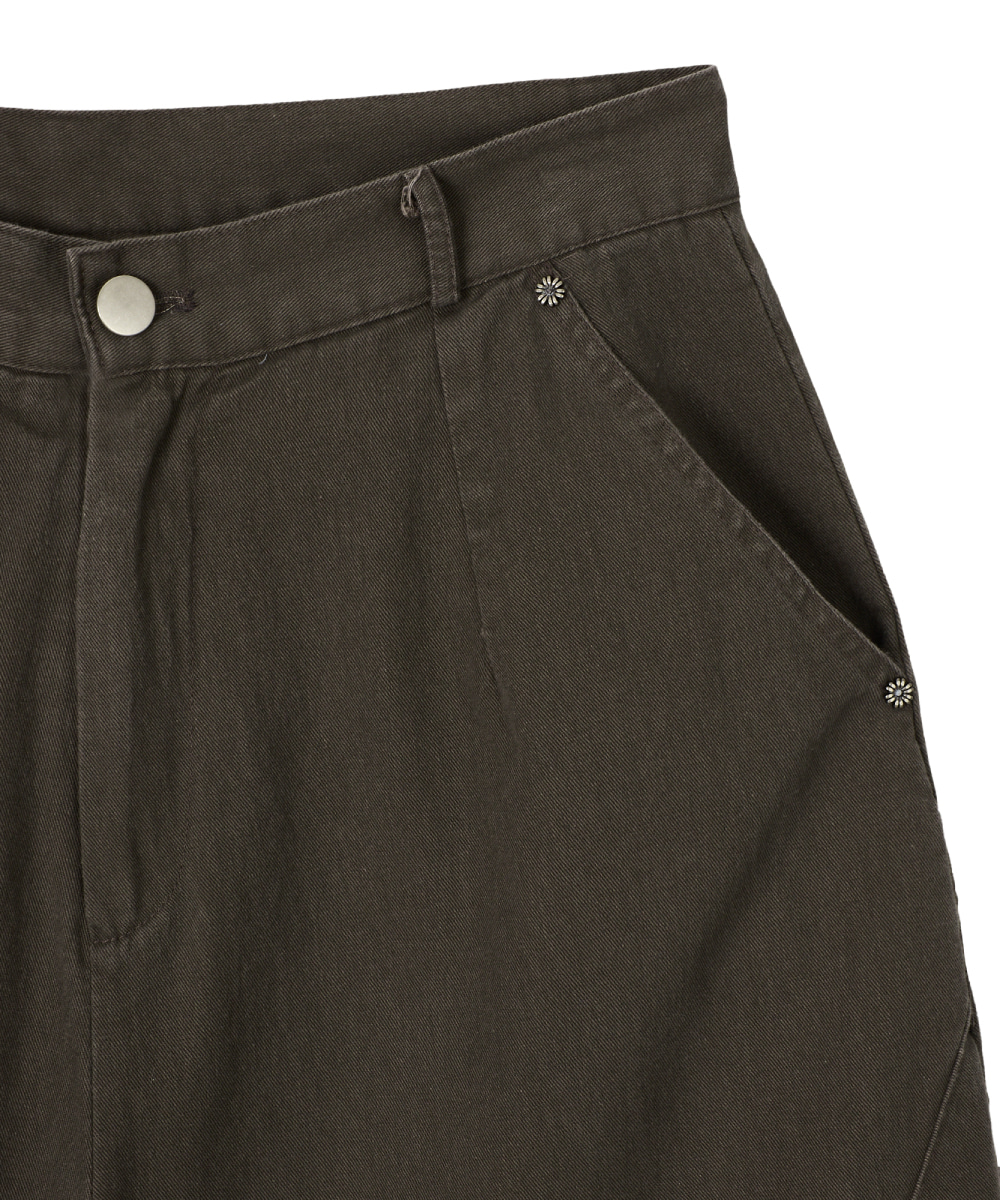 ★DANDEL★ DD structure balloon chino pants DARK MOCHA DANDEL | DD structure balloon chino pants - 모던한 다크 모카