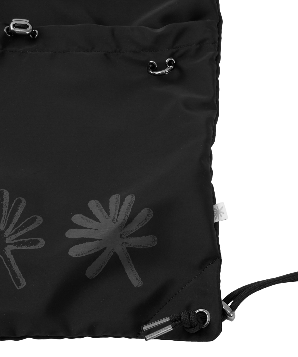 DANDEL | DD layer symbol gym sack string bag - 블랙, 실용적