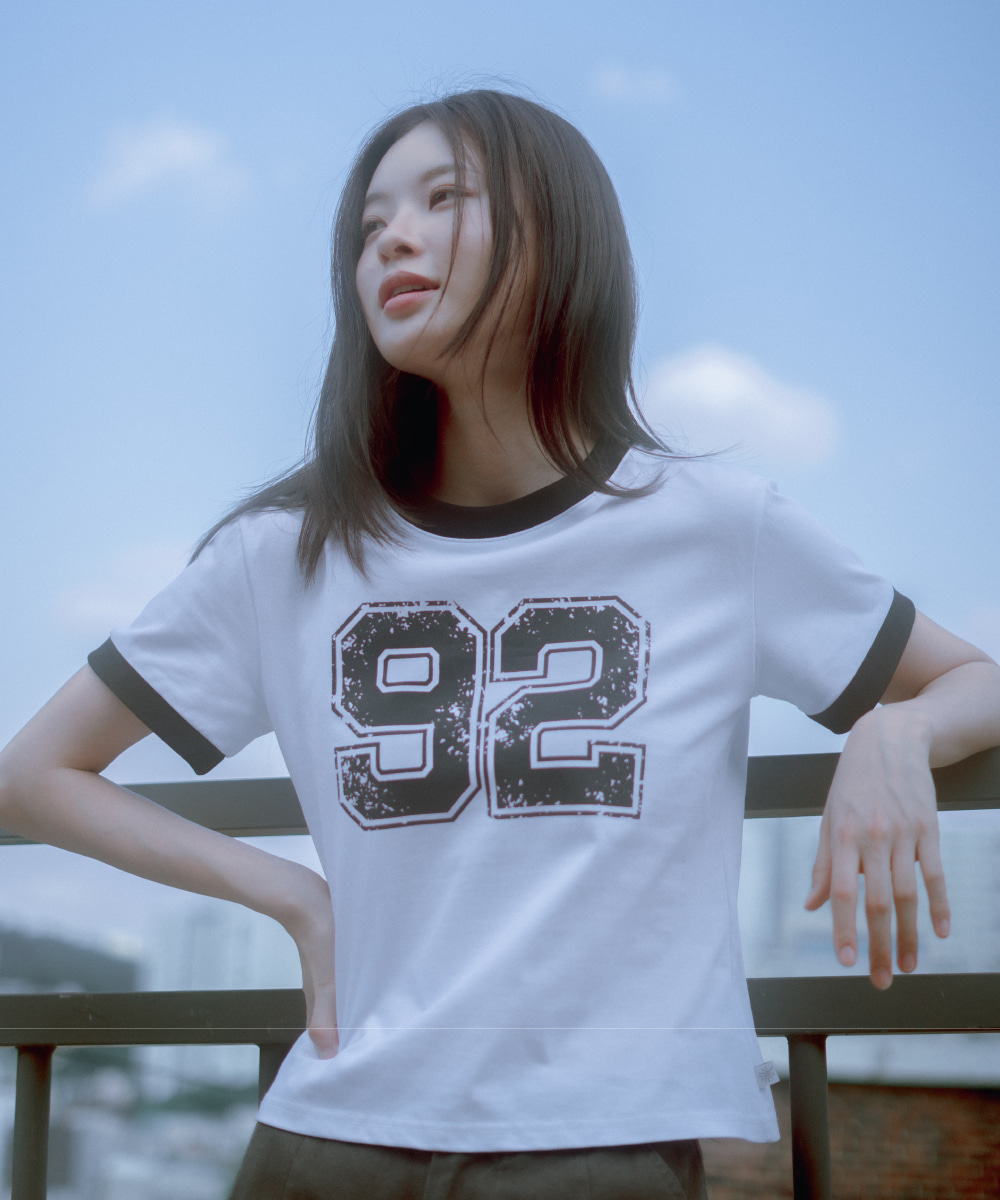 ★DANDEL★ DD 92 cracked ringer tee RED MUSINSA | DANDEL DD 92 cracked ringer tee (RED)