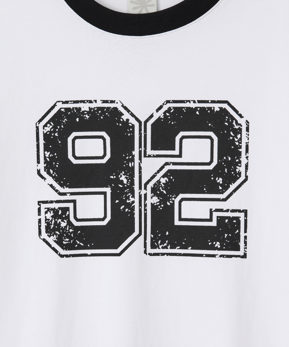 ★DANDEL★ DD 92 cracked ringer tee WHITE DANDEL | DD 92 cracked ringer tee (WHITE) - 여름 필수 아이템