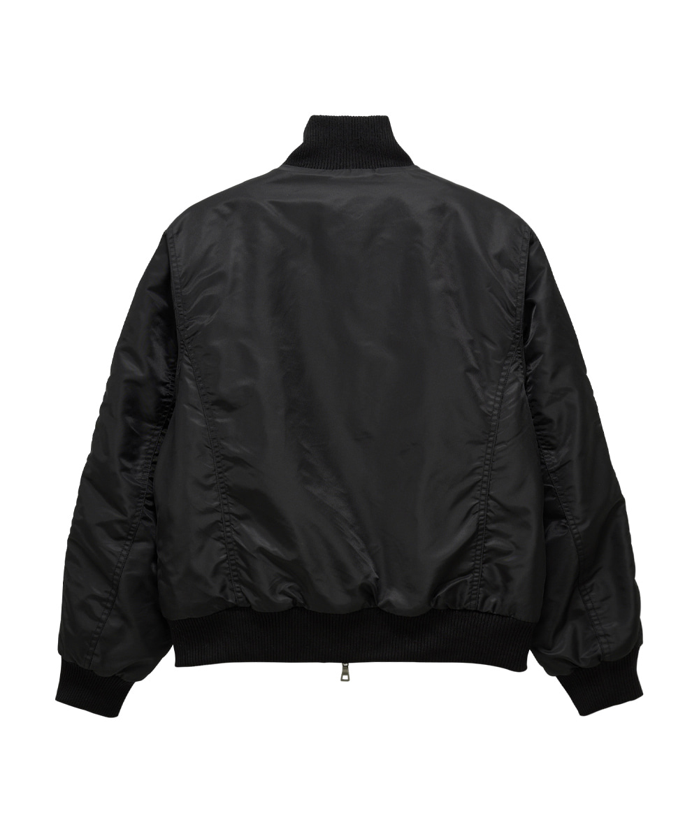 ジャケット・アウター DANCEL DD cropped studded MA-1 jacket DANDEL] DD cropped studded MA-1 jacket (BLACK) - DANDEL | 리켓