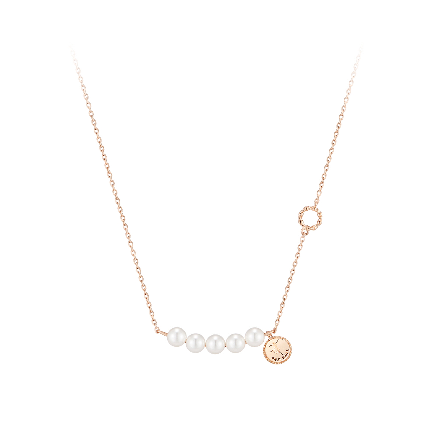 SILVER] 펄 코인 목걸이 PASN0009_PG | 폴브리알