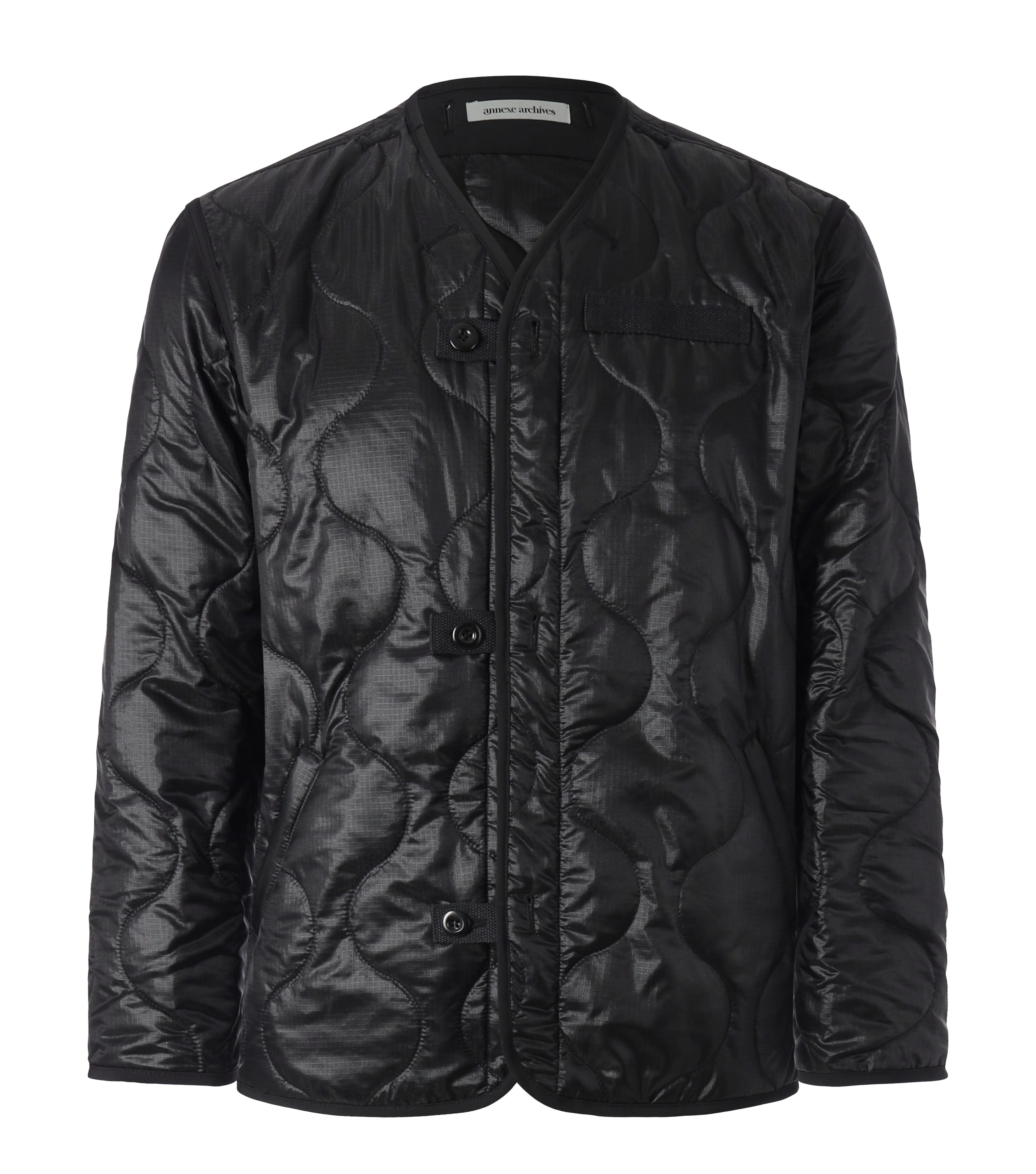 MILITARY OVERLAY PARKA BLACK | annexe archives