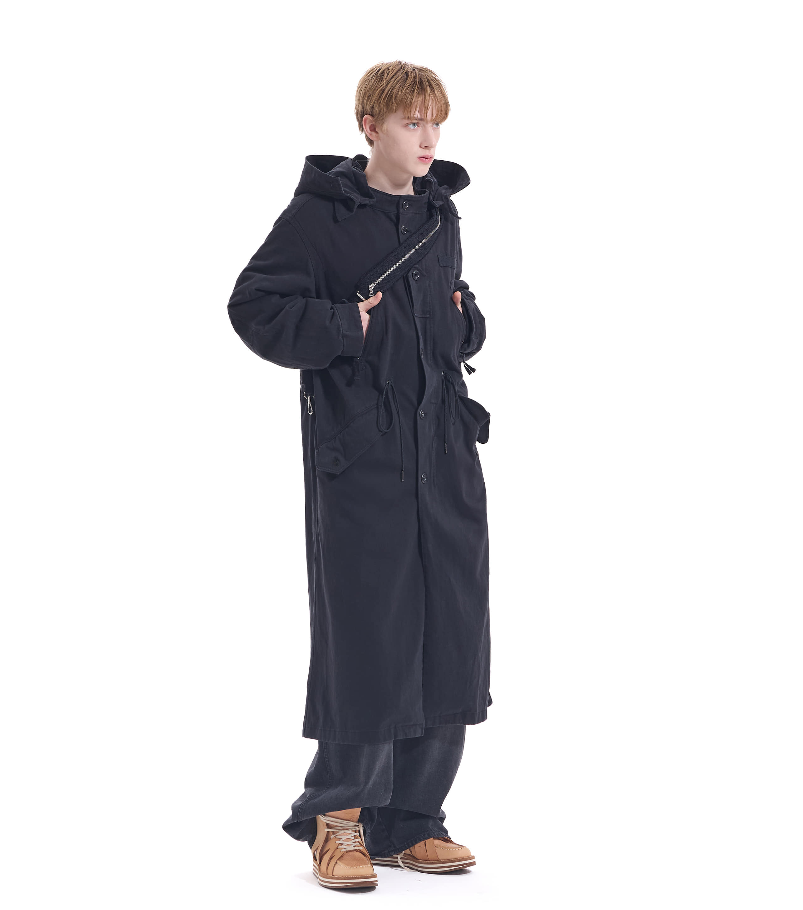 MILITARY OVERLAY PARKA BLACK | annexe archives