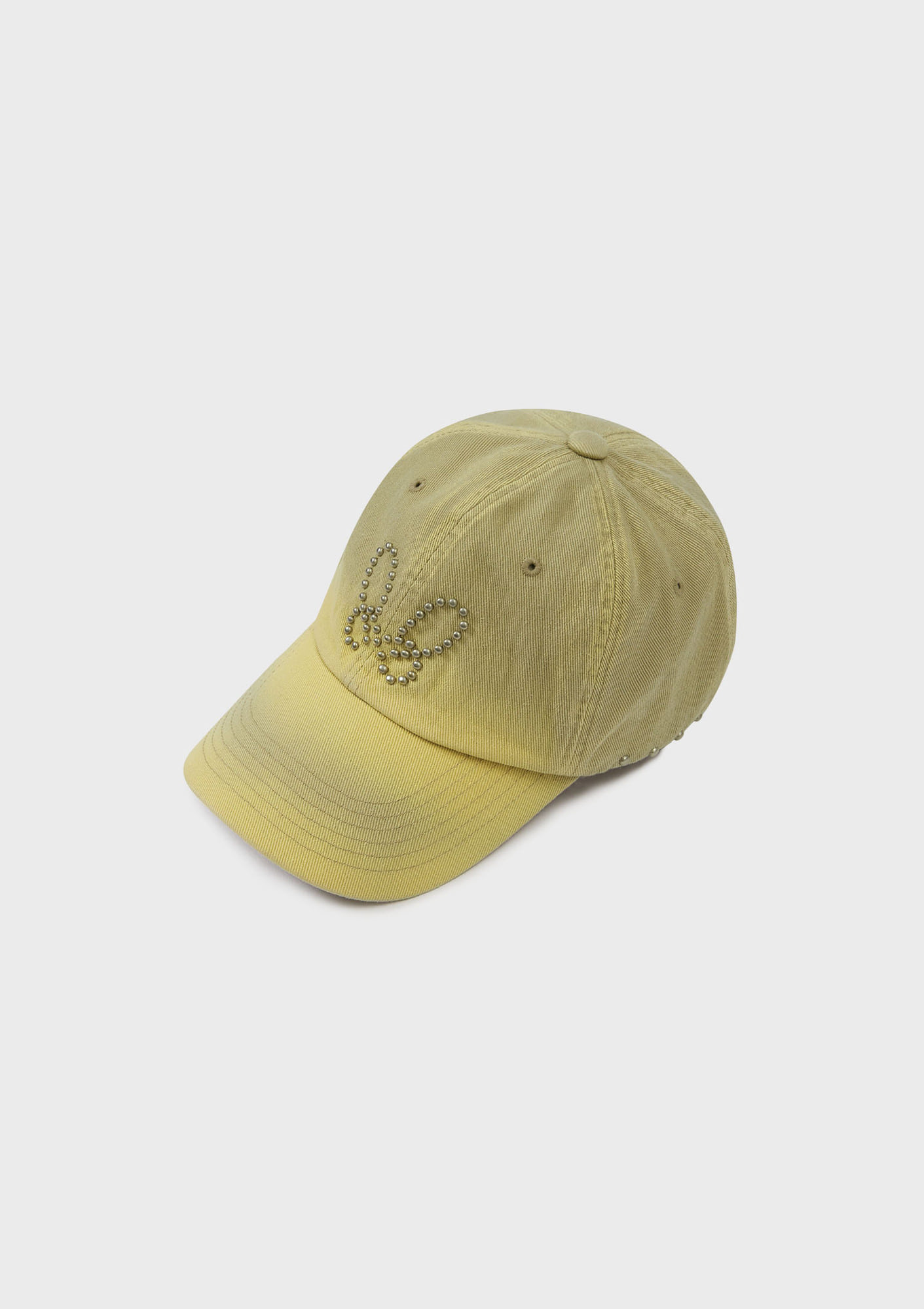[MMW] MMW STUD WASHED BALL CAP (BEIGE) | MMW