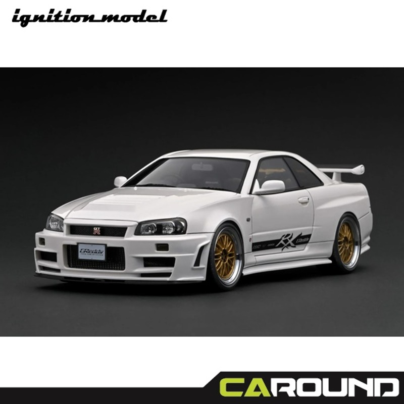 ignition model 1/18 Nissan Skyline GT-R (BNR34) White