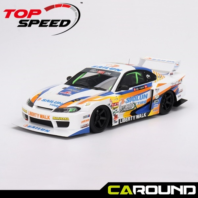 新品TOP SPEED S15 LB-Super Silhouette #555 1/18 Top Speed Nissan LB-Super Silhouette S15 Silvia #555 2023
