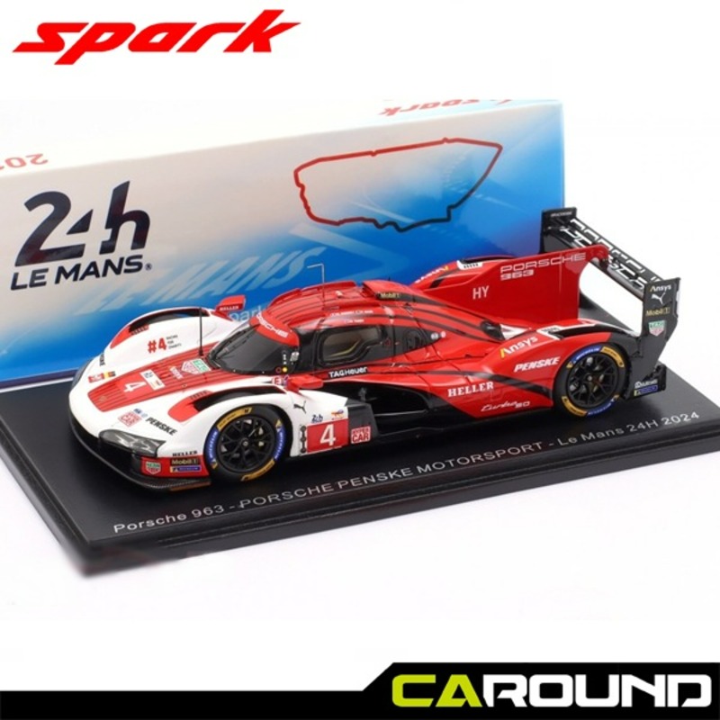 Spark 1/43 Porsche 963 No.4 PORSCHE PENSKE MOTORSPORT Le Mans 24H