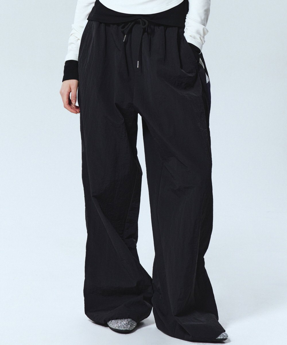 パンツ NICK&NICOLE COLORING TRACK JOGGER PANTS 5BJH639 COLORING TRACK JOGGER PANTS_BLACK - 닉앤니콜