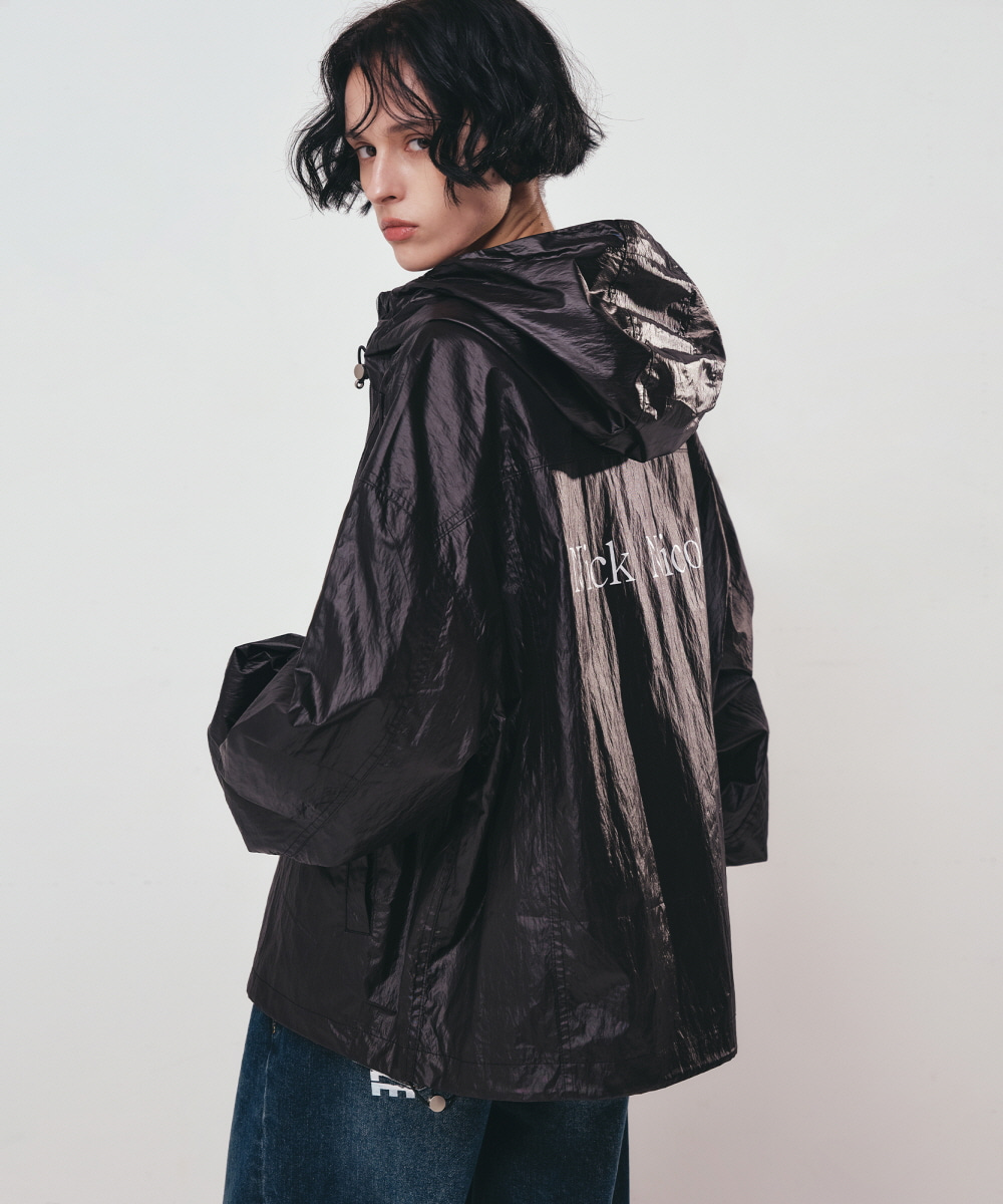 ジャケット NICK&NICOLE NICOLE HOODY BLOUSON JUMPER 5BJH1152 NICOLE HOODY BLOUSON JUMPER_BLACK - 닉앤니콜