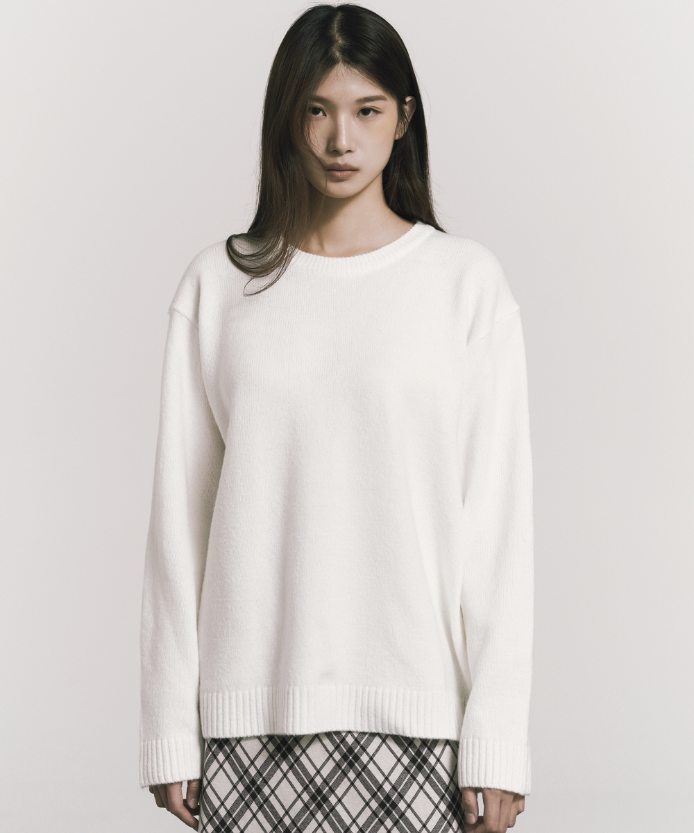 [ESSENTIAL] CLASSICAL SOFT ROUND SWEATER_7 COLOR - 닉앤니콜