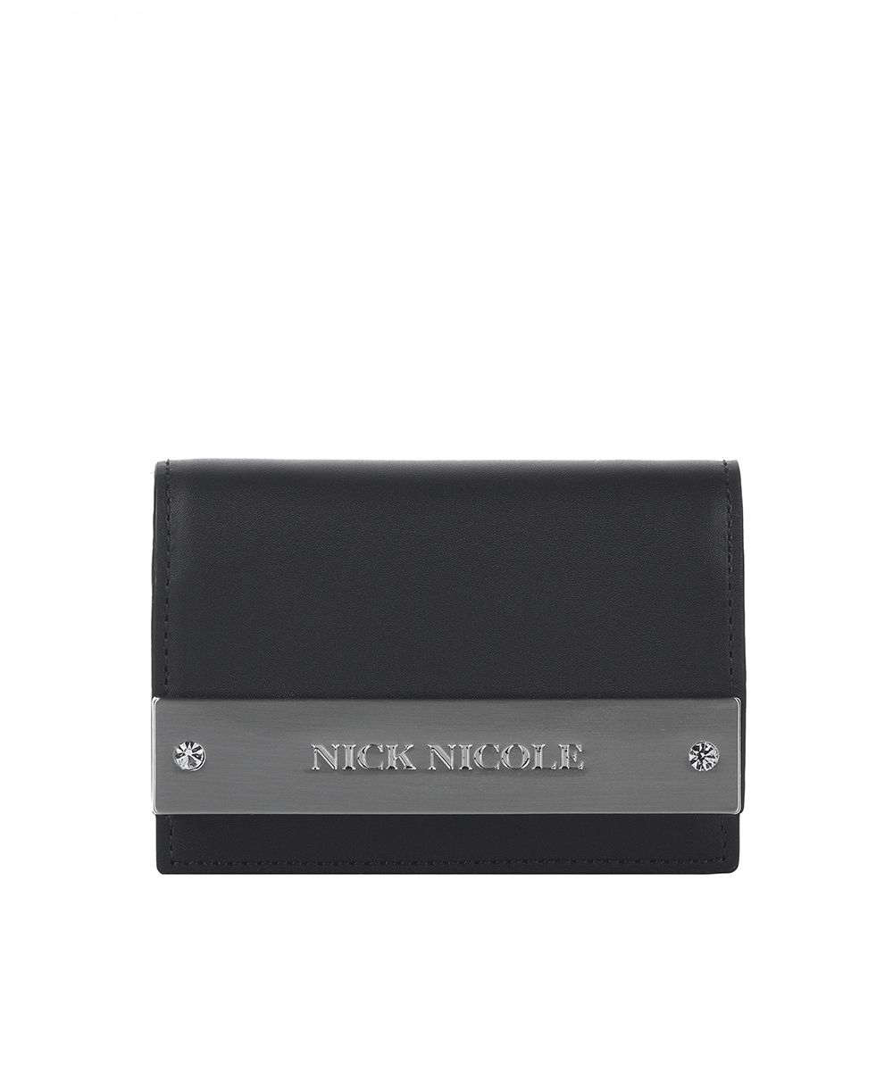 ◇NICK&NICOLE◇ CRYSTAL ACCORDION WALLET_ETOFFE CRYSTAL ACCORDION WALLET_ETOFFE - 닉앤니콜