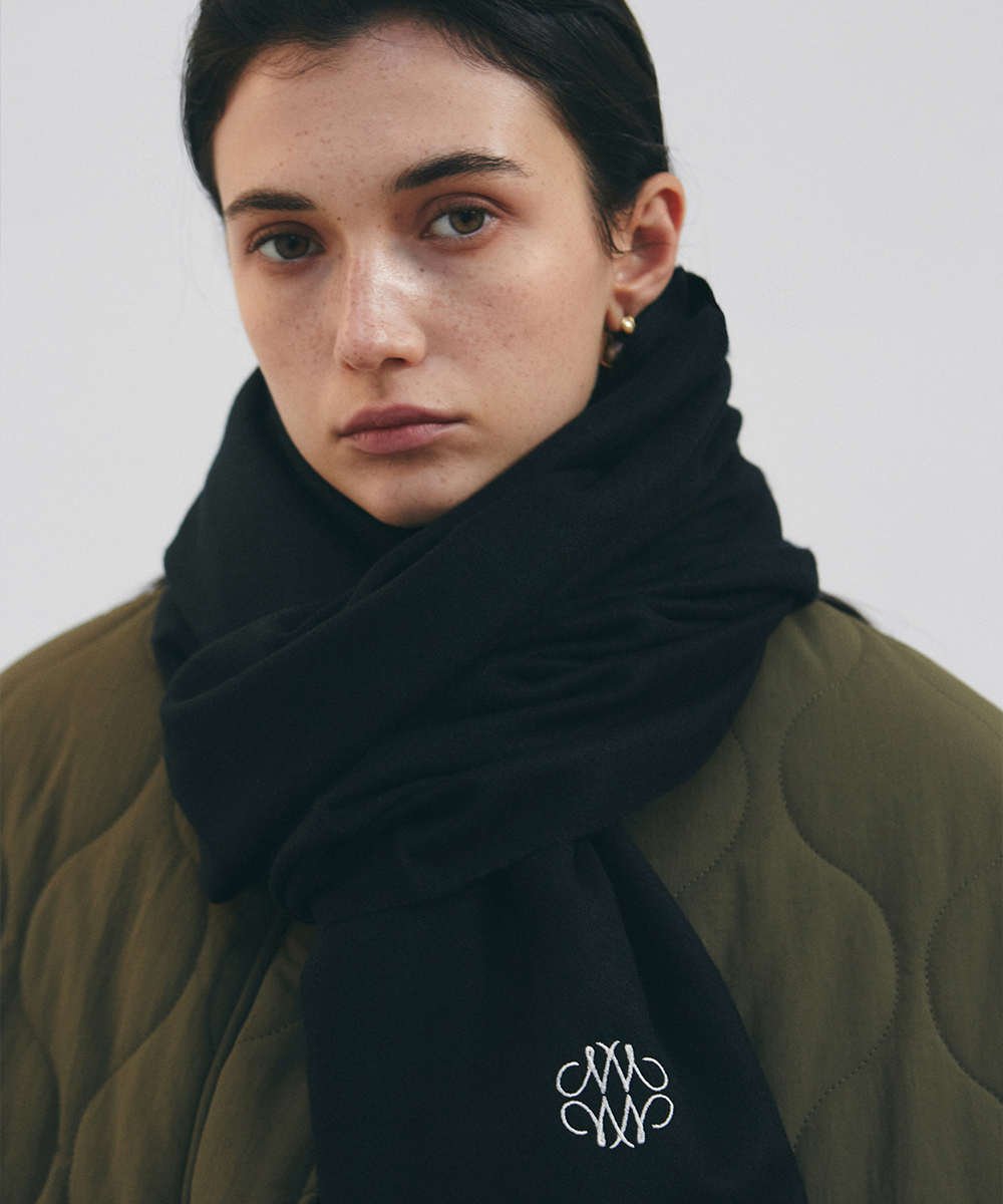 NICOLE PREMIUM MUFFLER_BROWN - NICKNICOLE