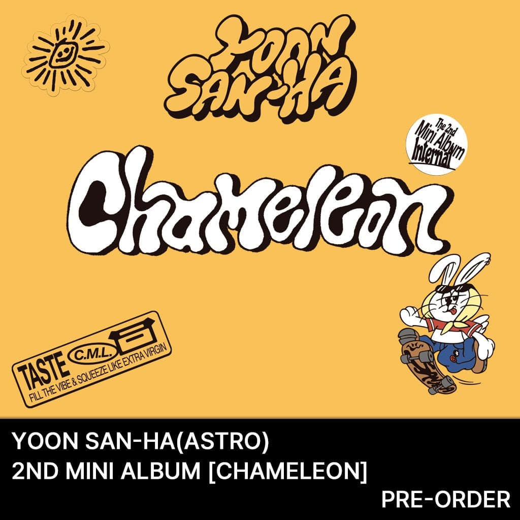 [예약특전] 윤산하(ASTRO)(YOON SAN-HA) – 미니 2집 : CHAMELEON[2종 중 랜덤 1종] 미공개 셀카 포토카드 3종 중 1종 랜덤 증정-thumbnail