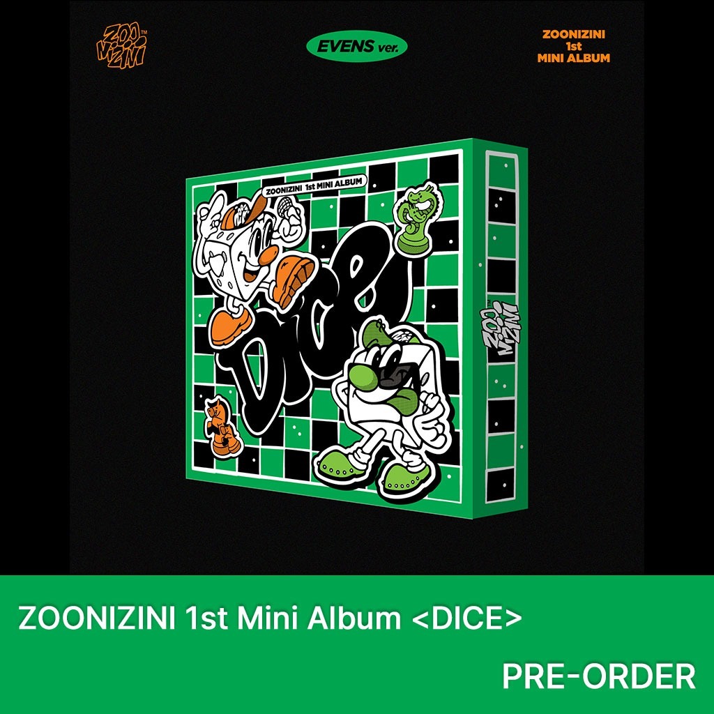 [예약특전] ZOONIZINI(주니지니) – 미니 1집 [DICE] EVENS ver. 미공개 포토카드 4종 중 1종 랜덤 증정-thumbnail
