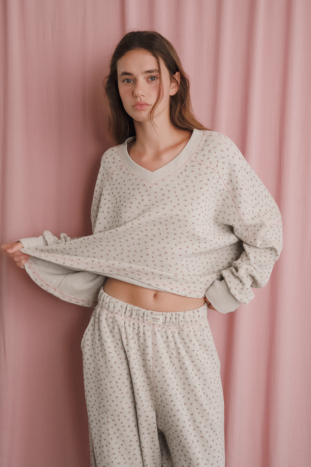 POUSIERE ㅣ SORA SET #GRAY