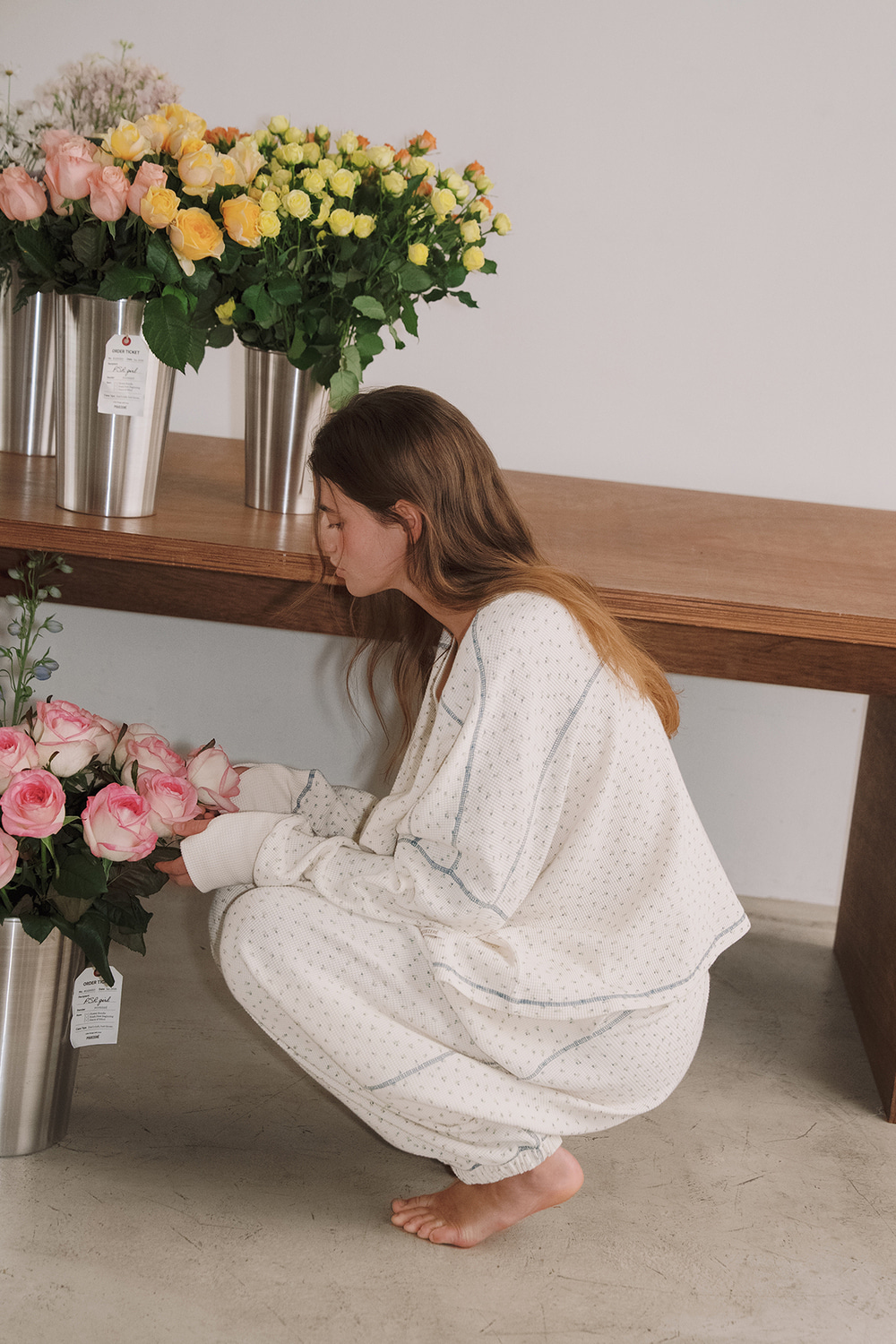 POUSIERÉ ㅣ SORA SET #CREAM