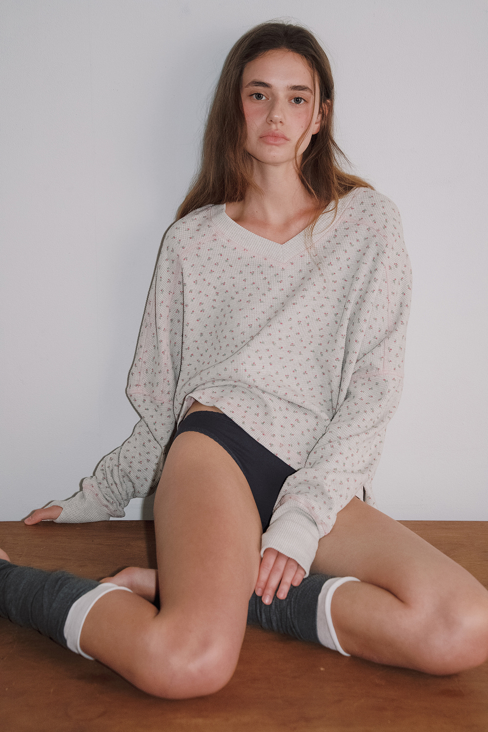 ルームウェア・パジャマ Pousiere SORA SET GRAY POUSIERÉ ㅣ SORA SET #GRAY