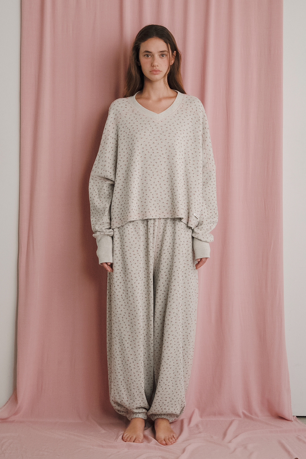 ルームウェア・パジャマ Pousiere SORA SET GRAY POUSIERÉ ㅣ SORA SET #GRAY
