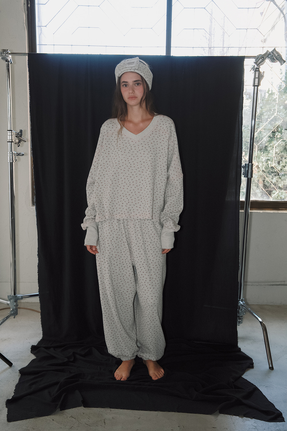 ルームウェア・パジャマ Pousiere SORA SET GRAY POUSIERÉ ㅣ SORA SET #GRAY