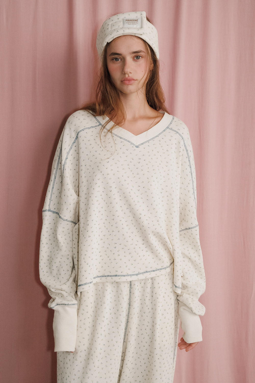ルームウェア・パジャマ Pousiere SORA SET GRAY POUSIERÉ ㅣ SORA SET #GRAY