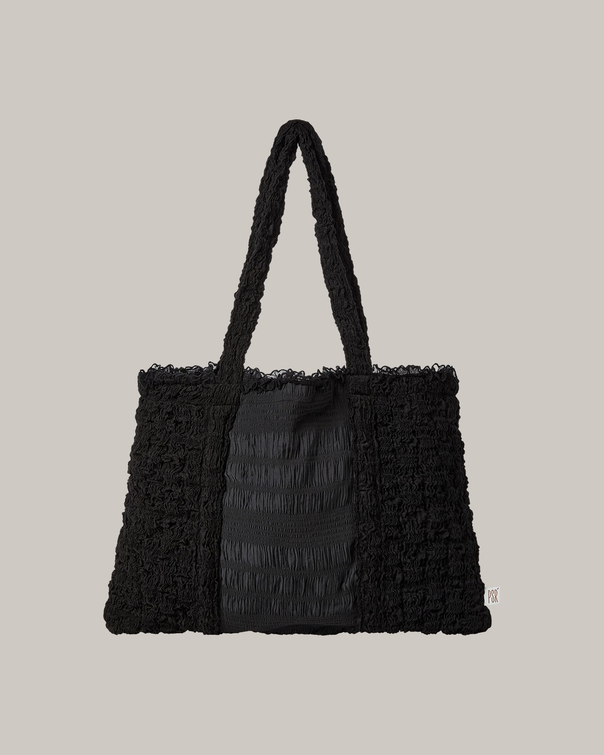 POMPOM BAG #BLACK