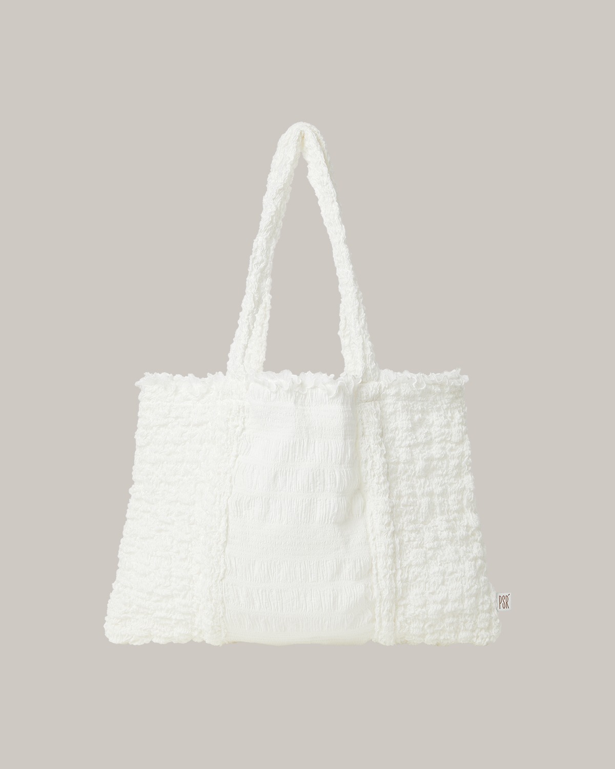 POMPOM BAG #WHITE
