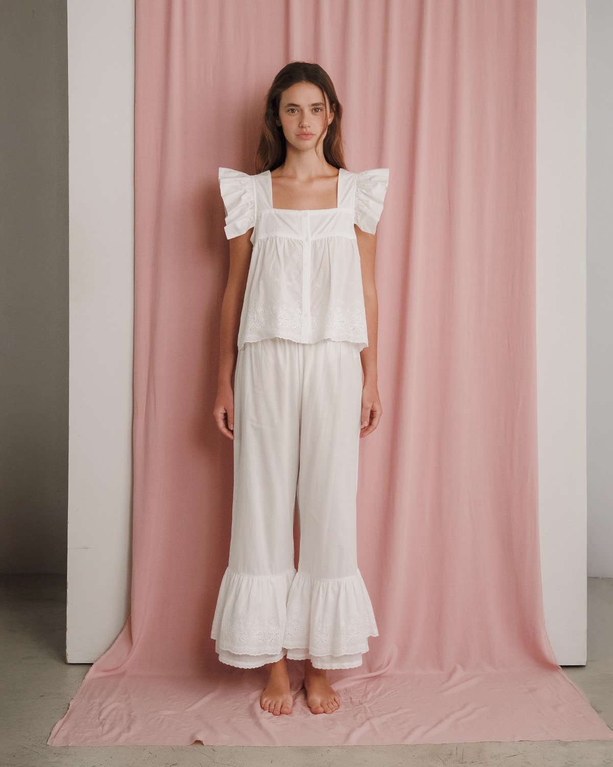 LOÉ TOP &amp; LONG PANTS SET