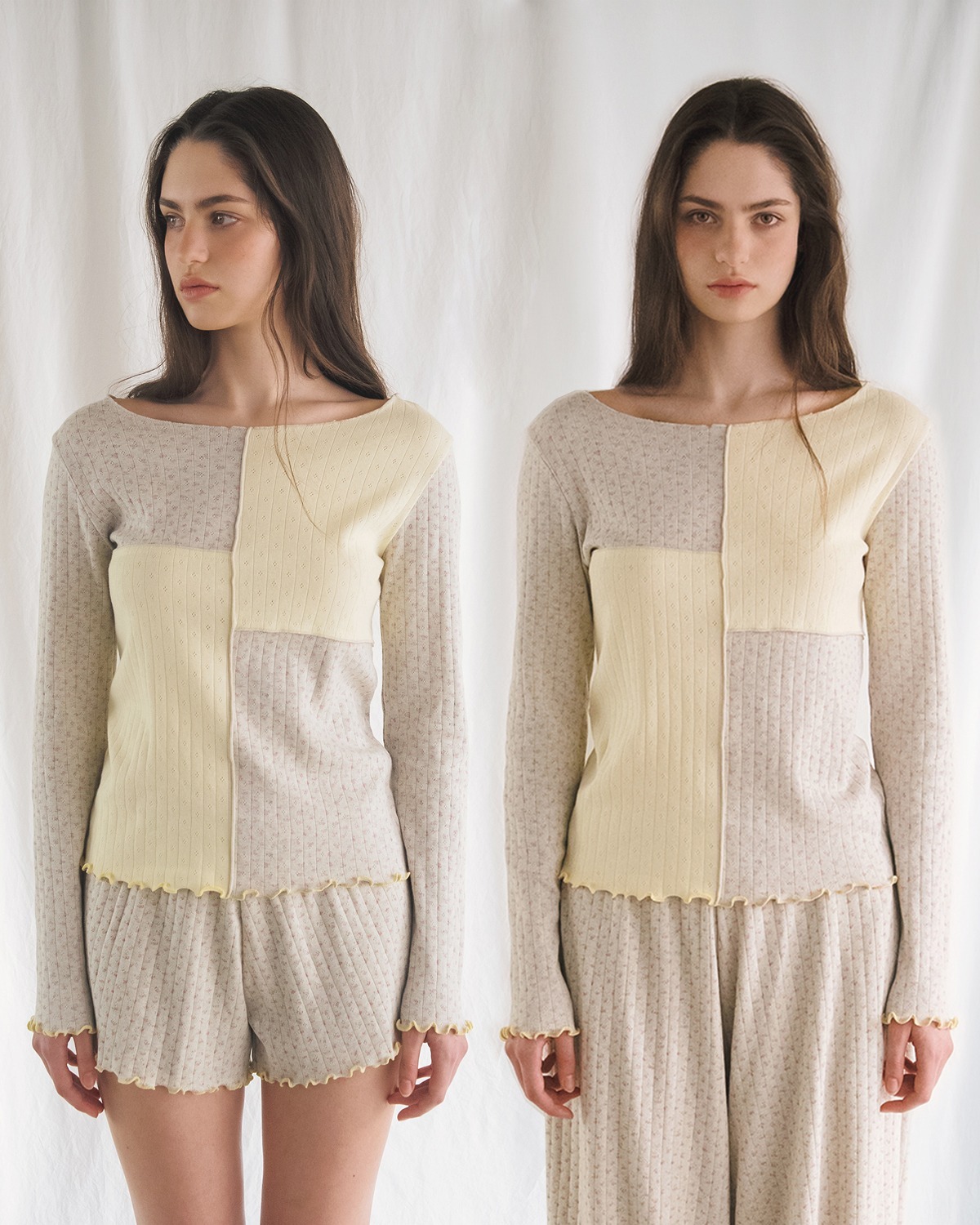 ルームウェア・パジャマ Pousiere SORA SET GRAY POUSIERÉ ㅣ SORA SET #GRAY
