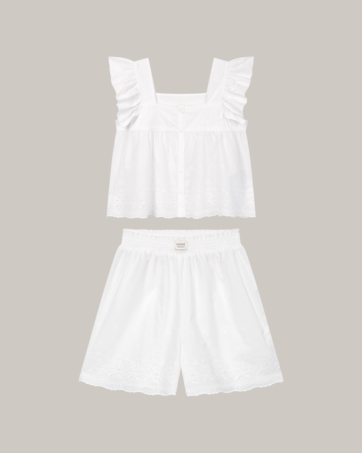LOÉ TOP &amp; BERMUDA SHORTS SET