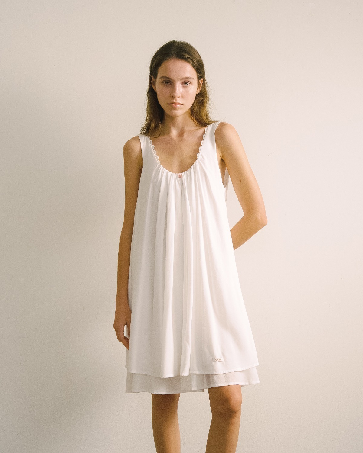 BIBÉ BACKLESS DRESS #WHITE