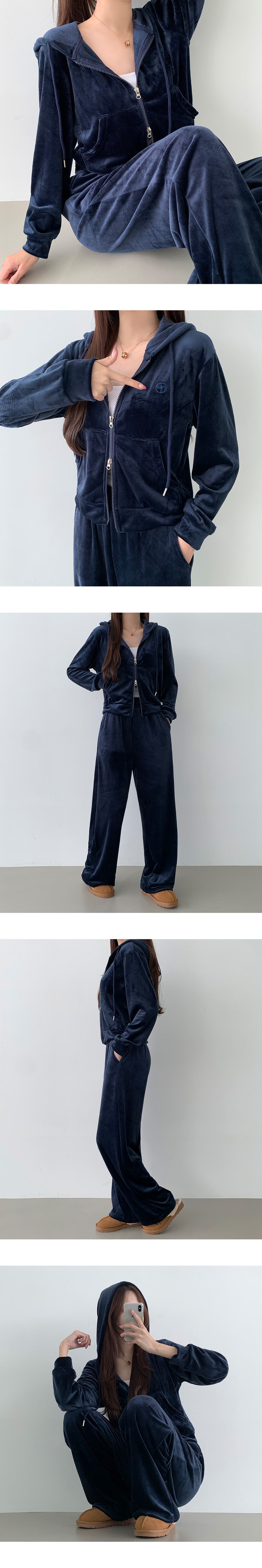パーカーセットアップ　ベルベット パーカーセットアップ | MFAVY