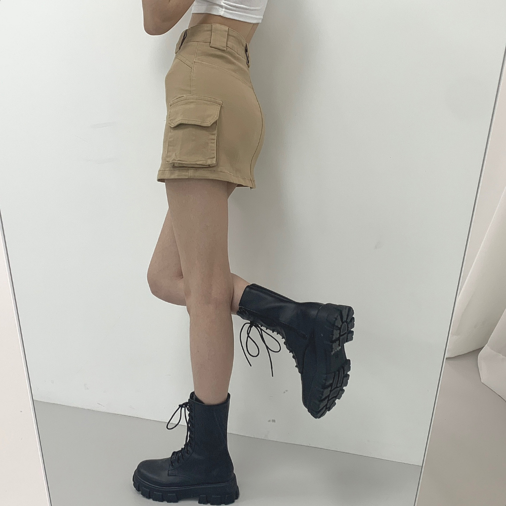 미니 스커트 모델 착용 이미지-S1L28