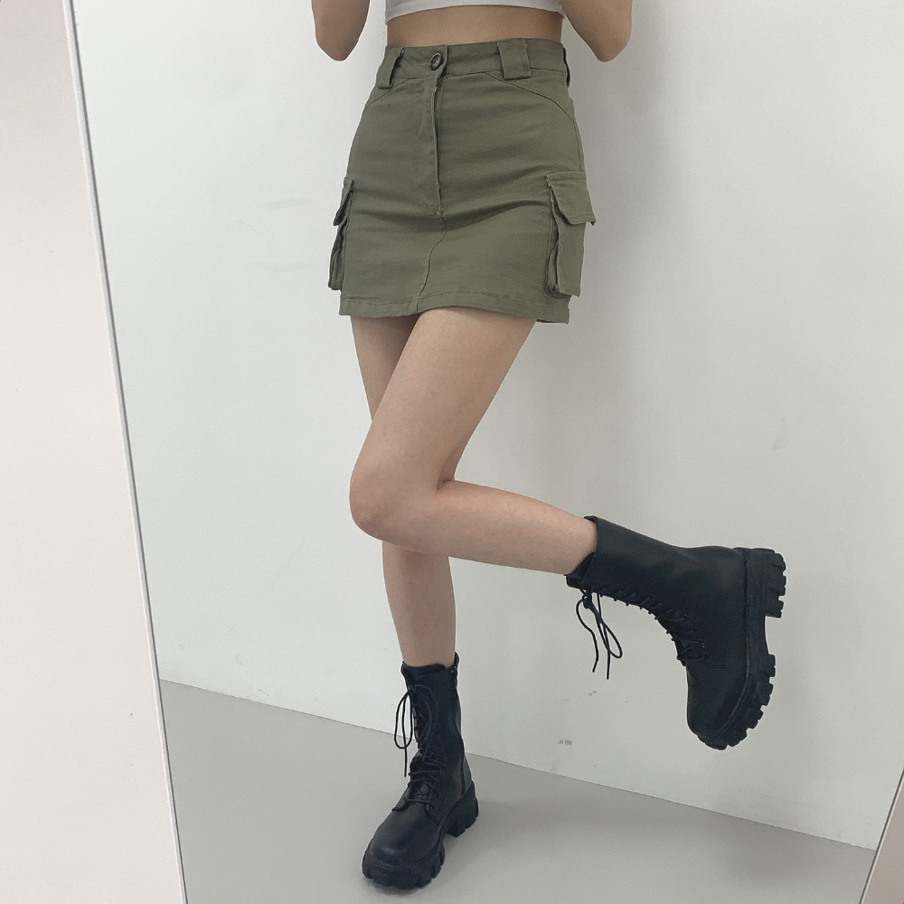 미니 스커트 모델 착용 이미지-S1L9