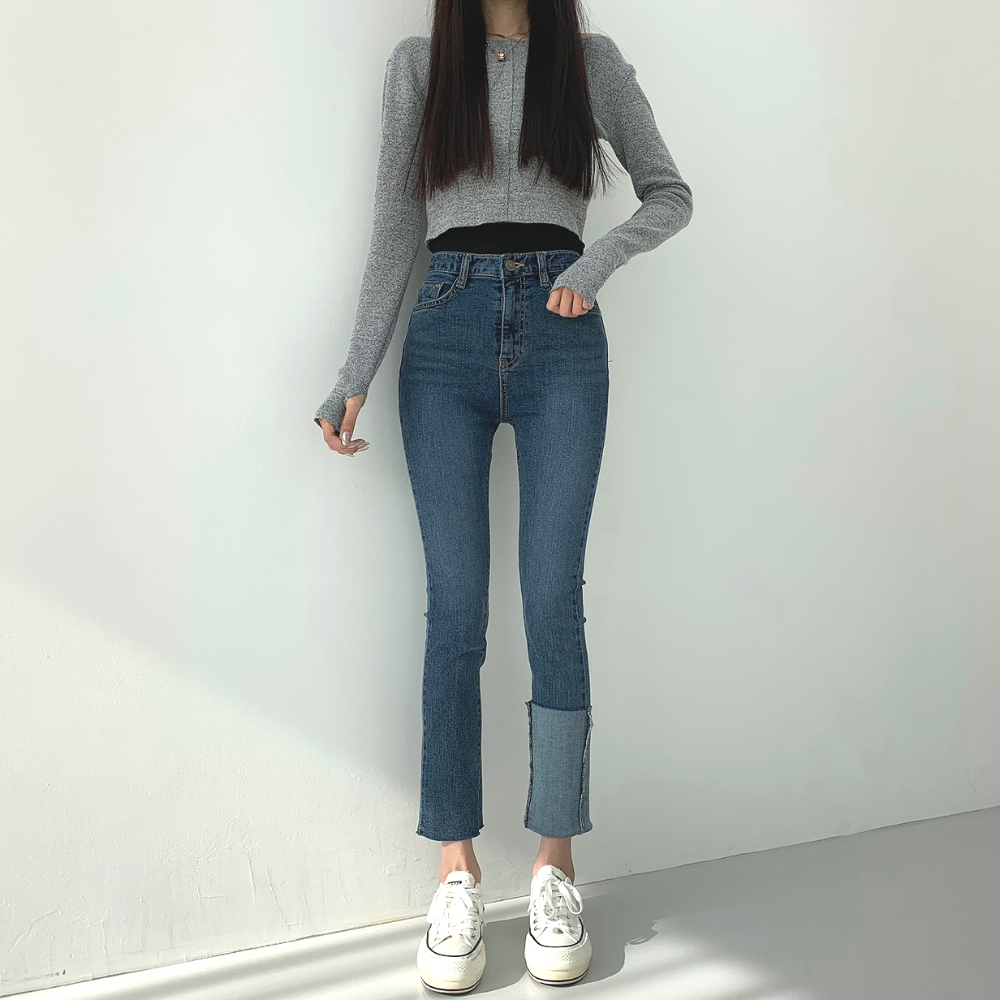 바지 모델 착용 이미지-S1L3