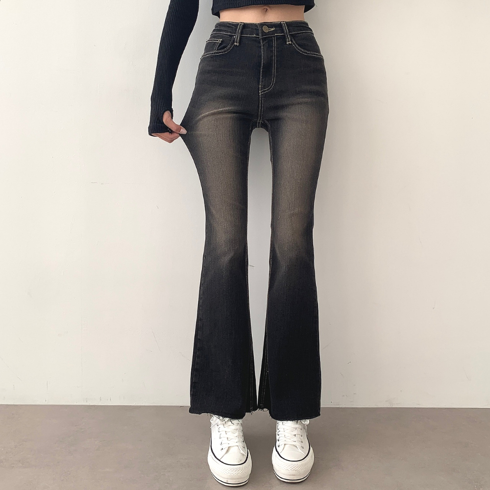 GOAR ブーツカットデニム　archive strapped pants m GOAR archive デニム m goar.archive strapped pants M GOAR