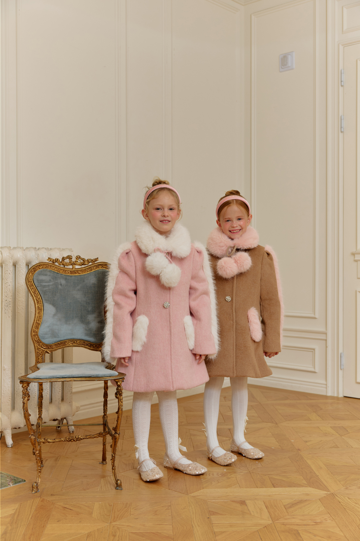 코트 모델 착용 이미지-S112L75