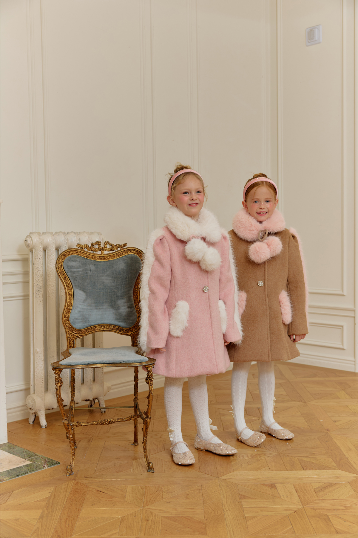 코트 모델 착용 이미지-S112L76