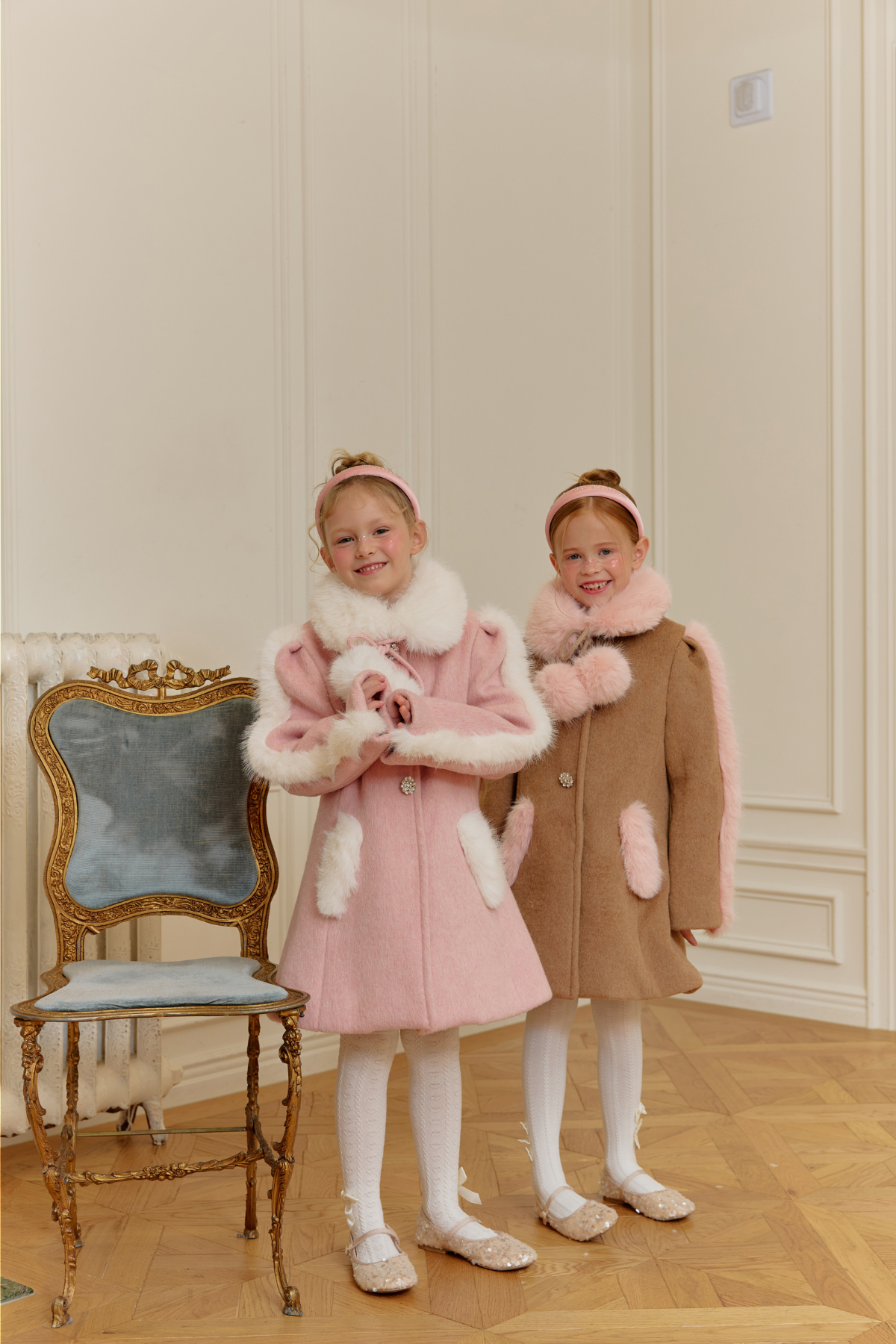 코트 모델 착용 이미지-S112L74