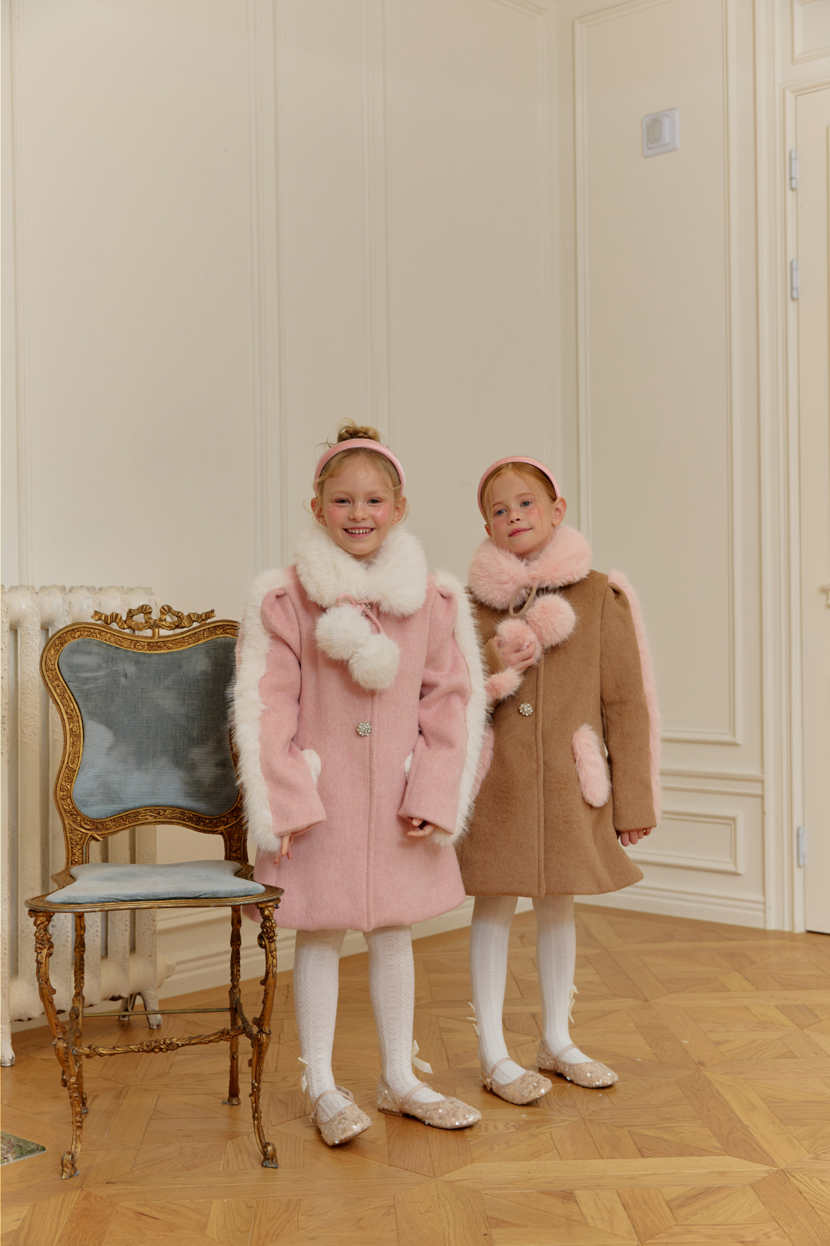 코트 모델 착용 이미지-S112L72