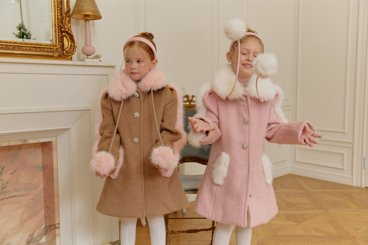 코트 모델 착용 이미지-S112L44