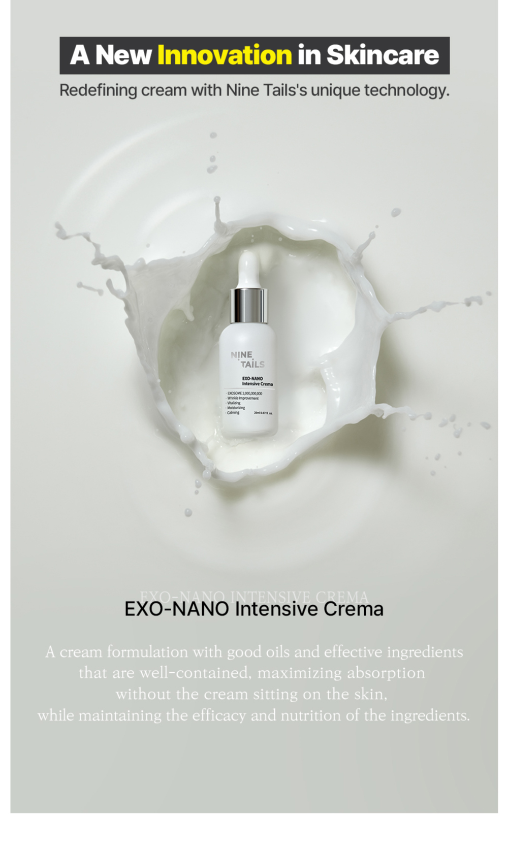 EXO-NANO Intensive Crema | NINETAILS