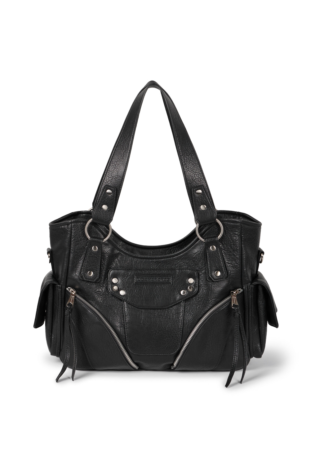MUSINSA | IUGAMAKARAS Knotted Shoulder Bag (Nylon-Black)