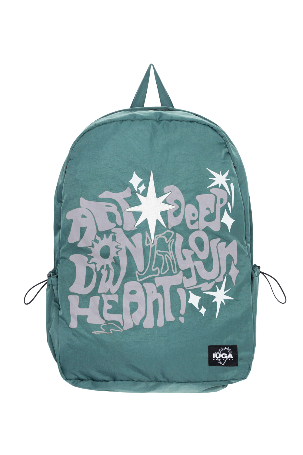 [IUGAMAKARAS]Printed Hidden Pocket Backpack/追跡付 이우가마카라스(IUGAMAKARAS) Printed Hidden Pocket Backpack