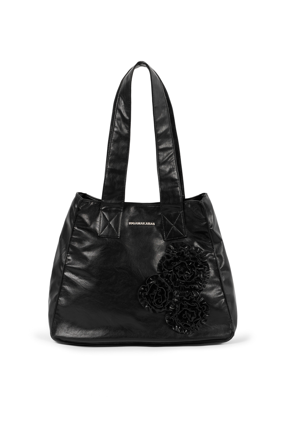 IUGAMAKARAS★韓国★人気★Dot Pattern Baguette Bag (Black) MUSINSA | IUGAMAKARAS Dot Pattern Baguette Bag (Black)