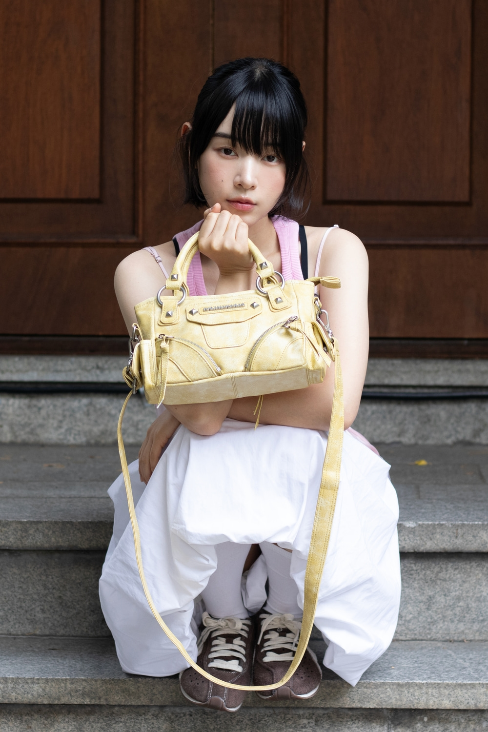 Taped Shoulder Bag IUGAMAKARAS ナイロンバッグ BAG - BAG - IUGAMAKARAS